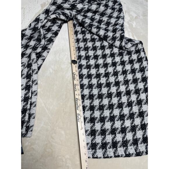 Storets NWT Black & White Houndstooth Wide Leg Womans Pants Size S/M - Picture 6 of 11